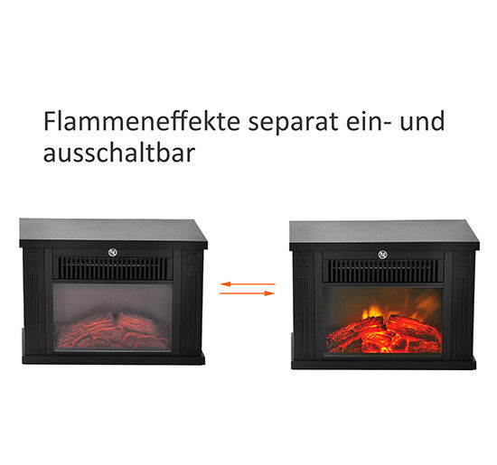 HOMCOM LED Elektrokamin Kamin Kaminofen Wandkamin Standkamin Elektrisch 10 Typen
