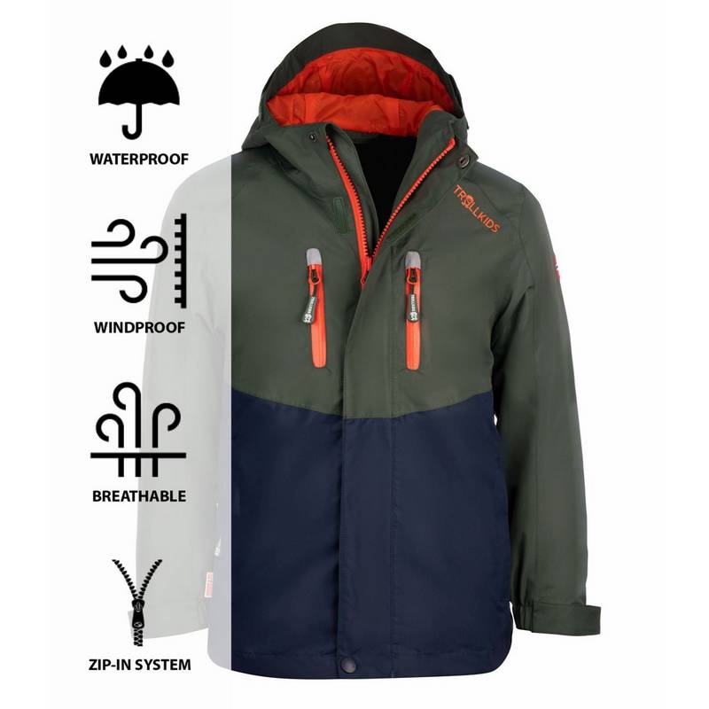 Trollkids Nusfjord Regenjacke Kinder