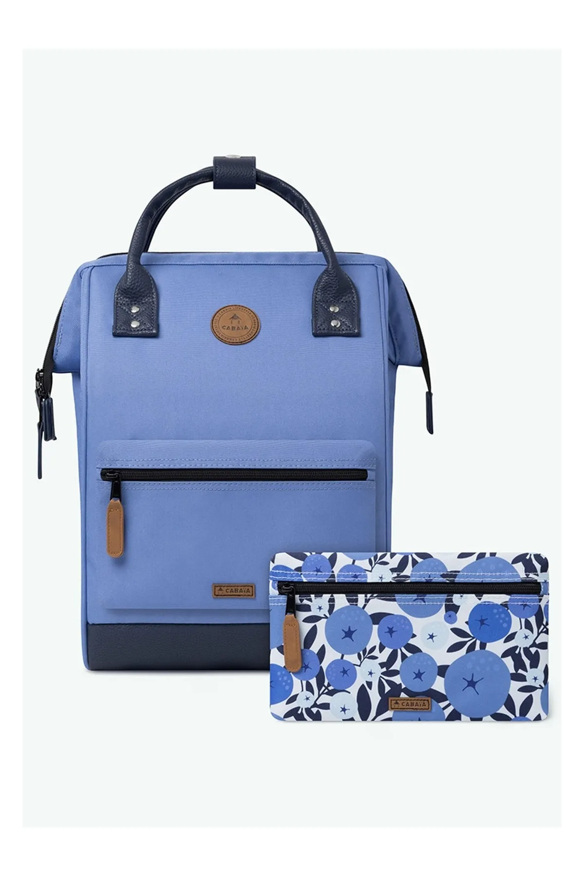 Cabaia  Rucksack - Blau - Geblümt
