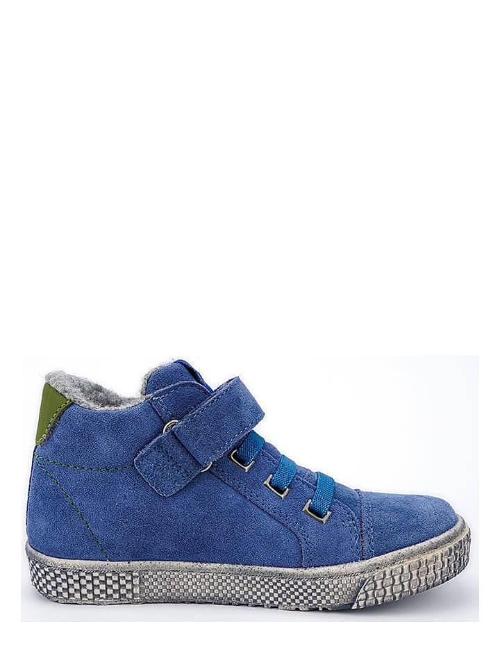 lamino Leder-Sneakers in Blau/ Grün günstig kaufen 28