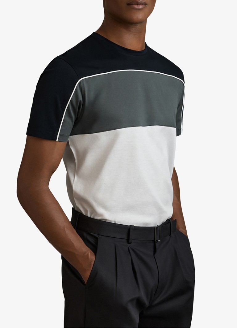 Tricou cu guler rotund Reiss Woods