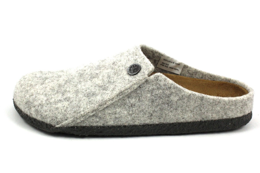 BIRKENSTOCK Hausschuhe grau