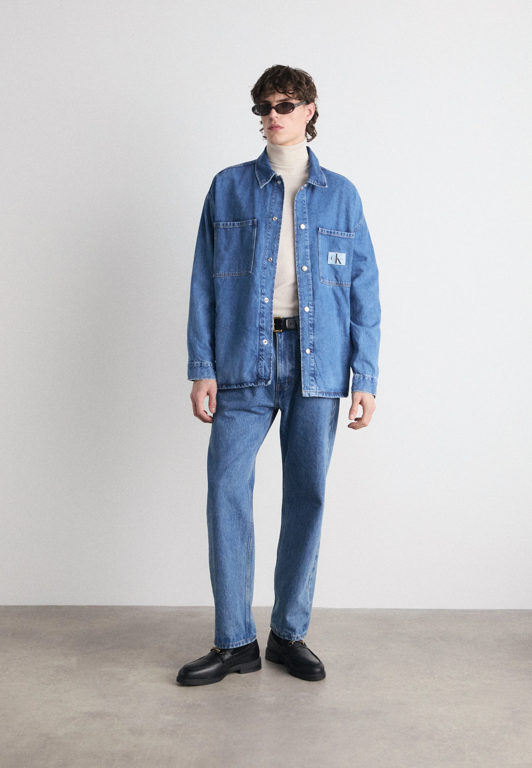 Calvin Klein Jeans SOBRECAMISA OVERTamaño - Chaqueta vaquera