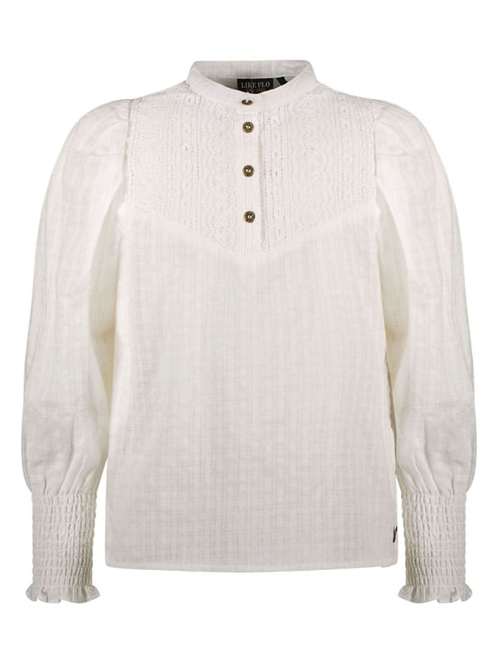 Like Flo Bluse in Weiß günstig kaufen