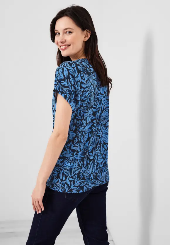 CECIL T-Shirt mit Blumenmuster