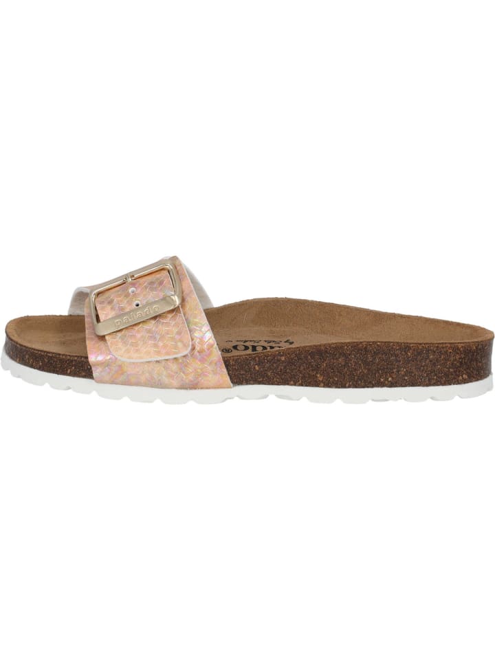 palado Pantoletten in beige struktur günstig kaufen