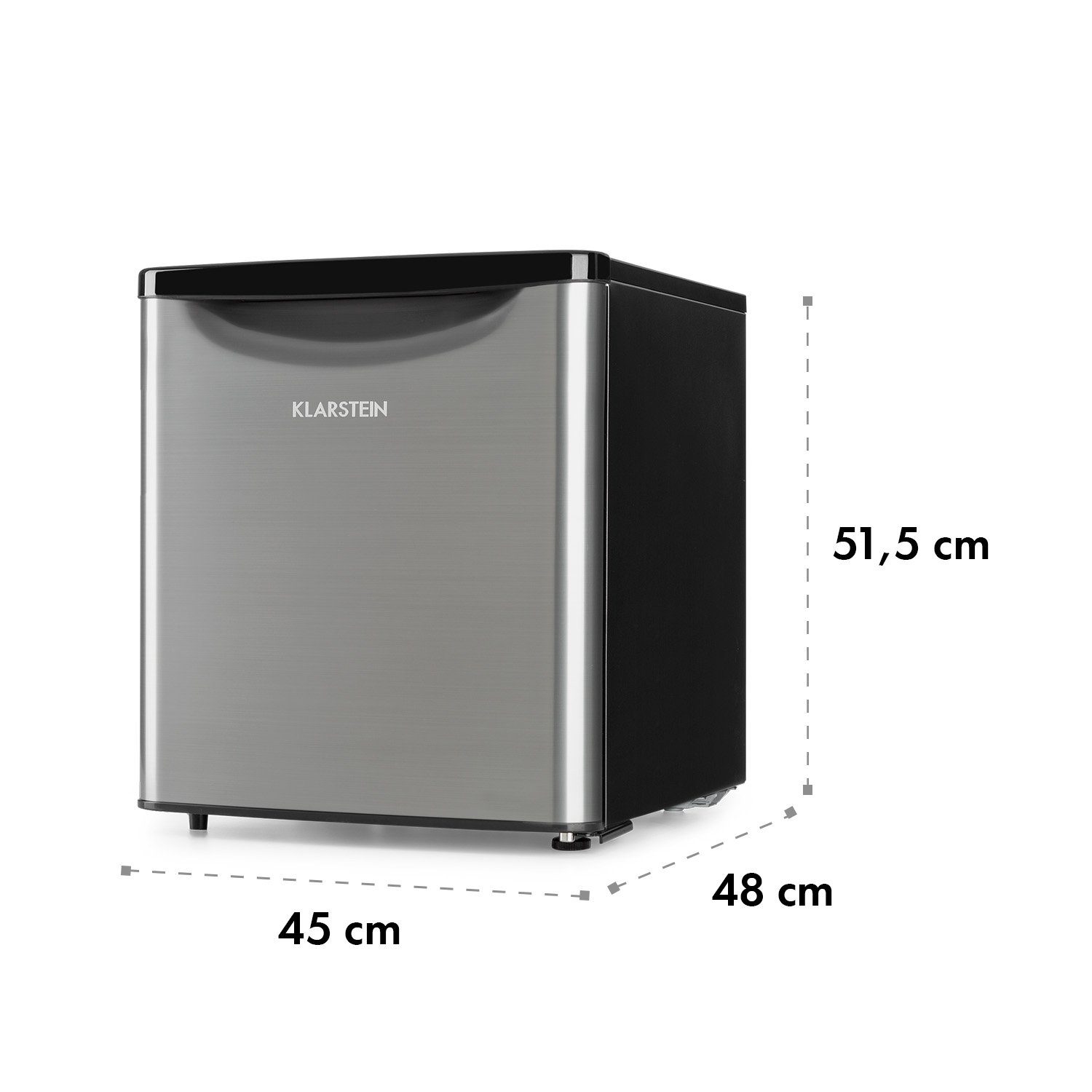 Klarstein Getränkekühlschrank HEA19-Yummy-50Lblk 10035214, 51 cm hoch, 45 cm breit