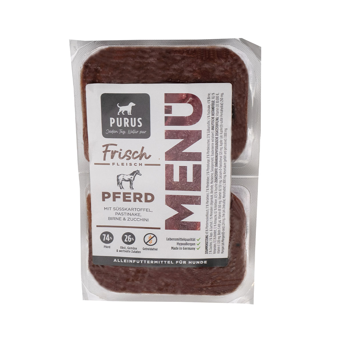 Purus Frischfleisch Menü Mixpaket 14kg Paket kaufen bei ZooRoyal