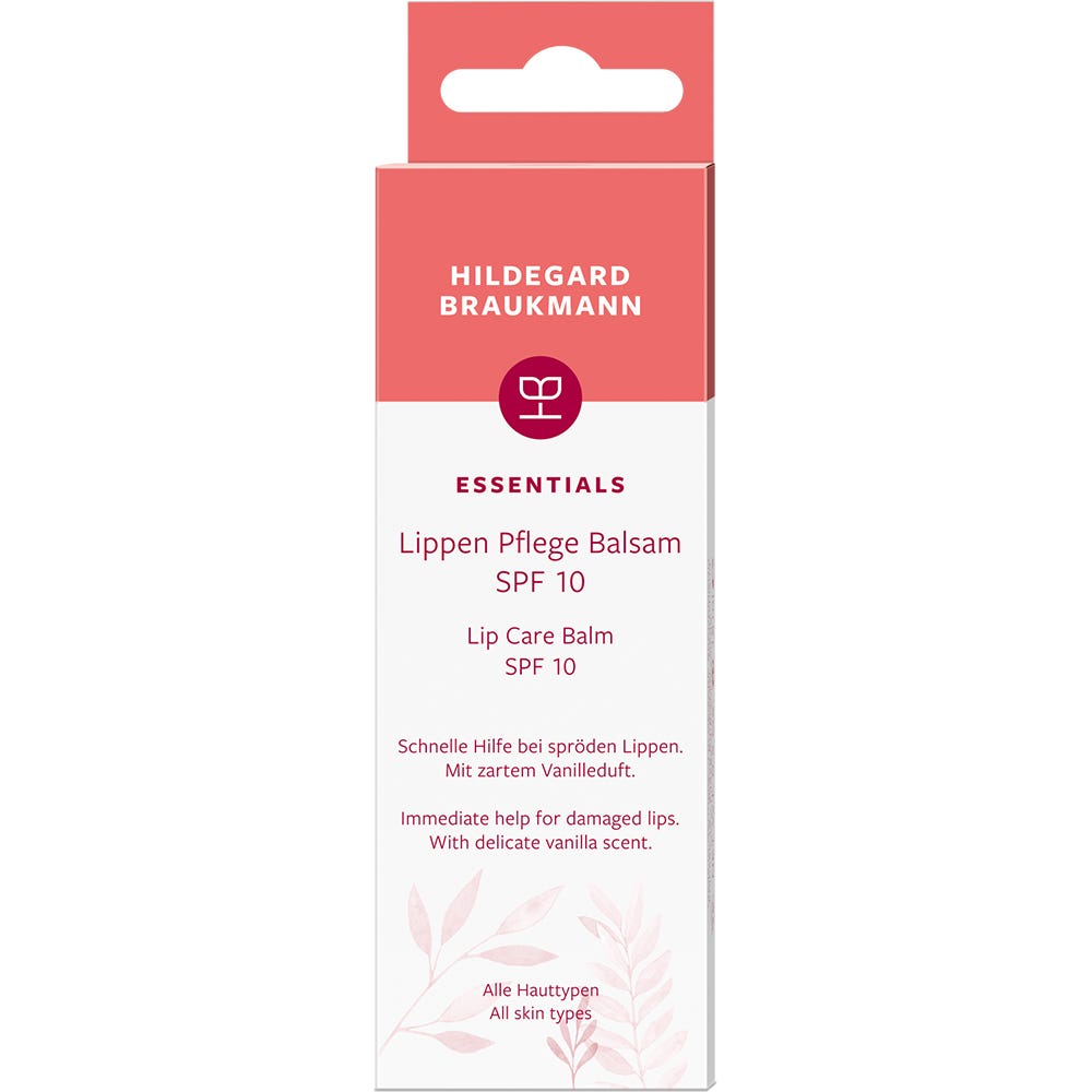 Hildegard Braukmann Essentials Lippen Pflege Balsam SPF 10, 15 ml