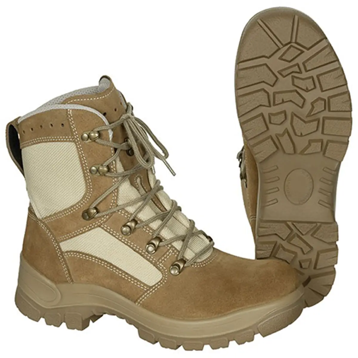 BW Kampfstiefel HAIX heiß/trocken khaki