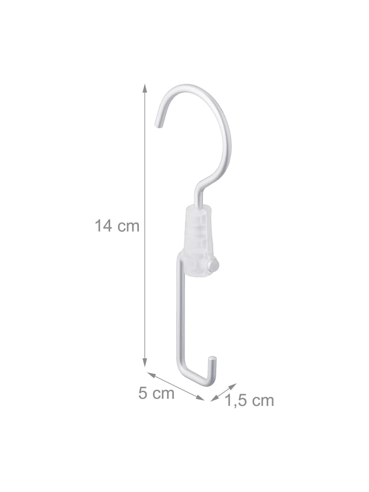 relaxdays 5 x Haken für Kleiderstange günstig kaufen onesize