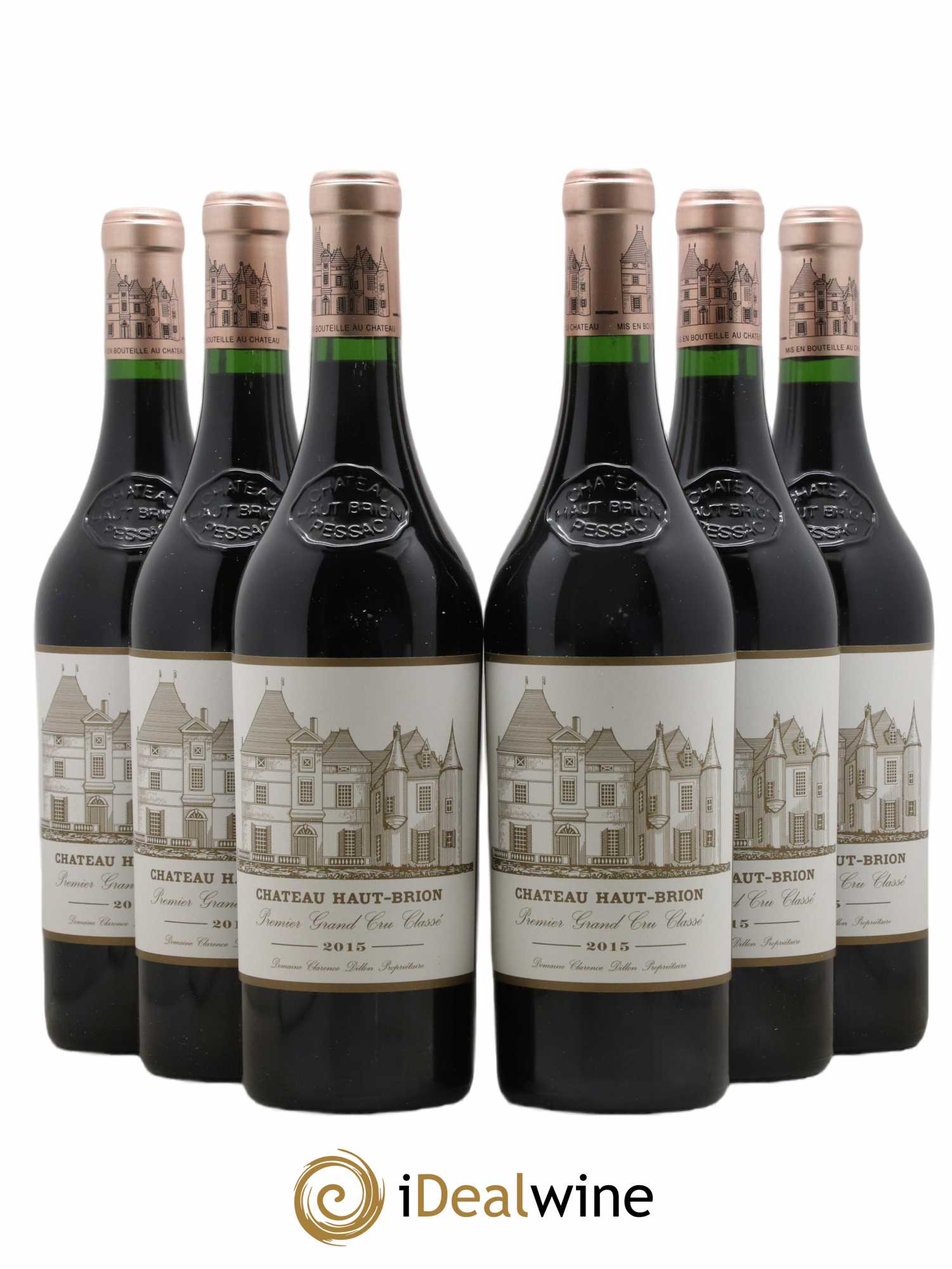 Château Haut Brion 1er Grand Cru Classé  2015 - Lot de 6 Bouteilles