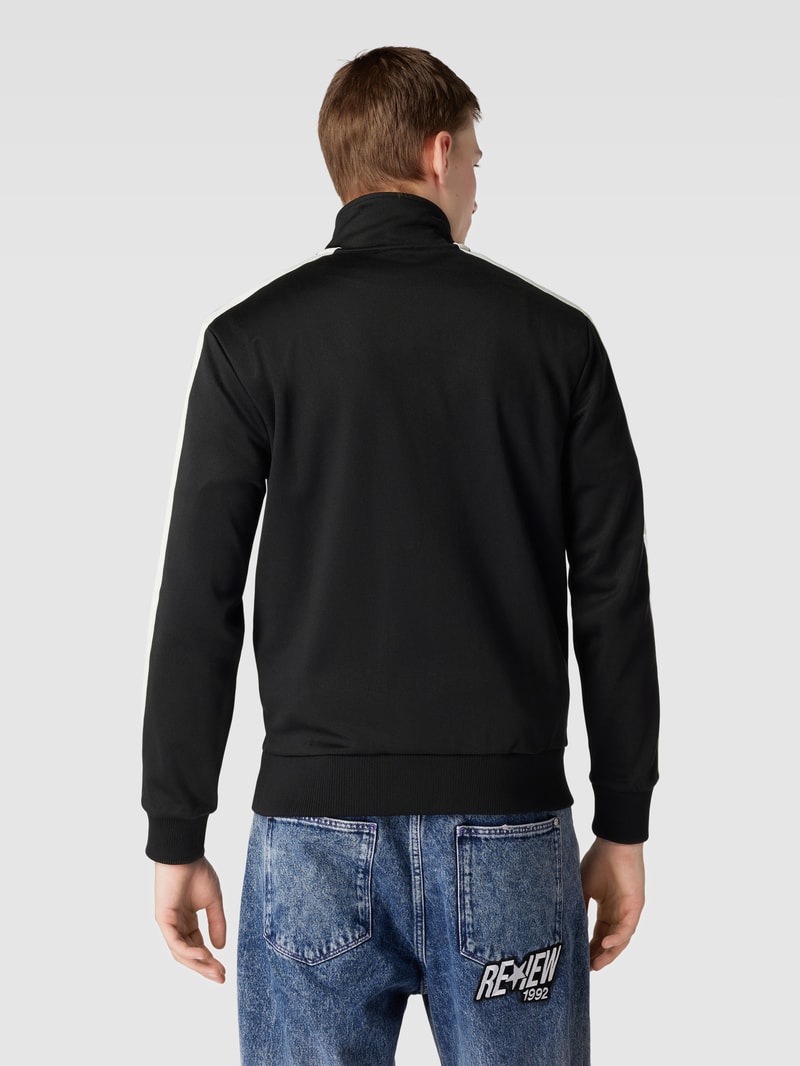 Trainingsjacke mit Eingrifftaschen Modell 'SCHIANVONE' in schwarz
