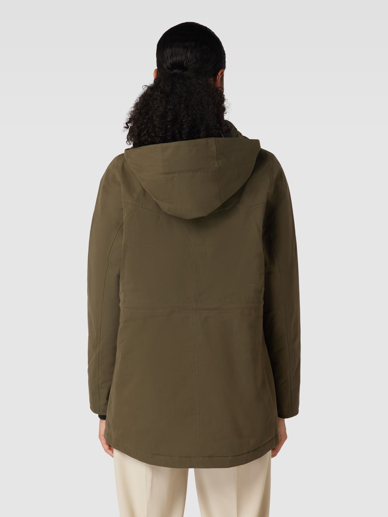 Jacke mit Eingrifftaschen Modell 'BUTTERCUP' in olivgrün