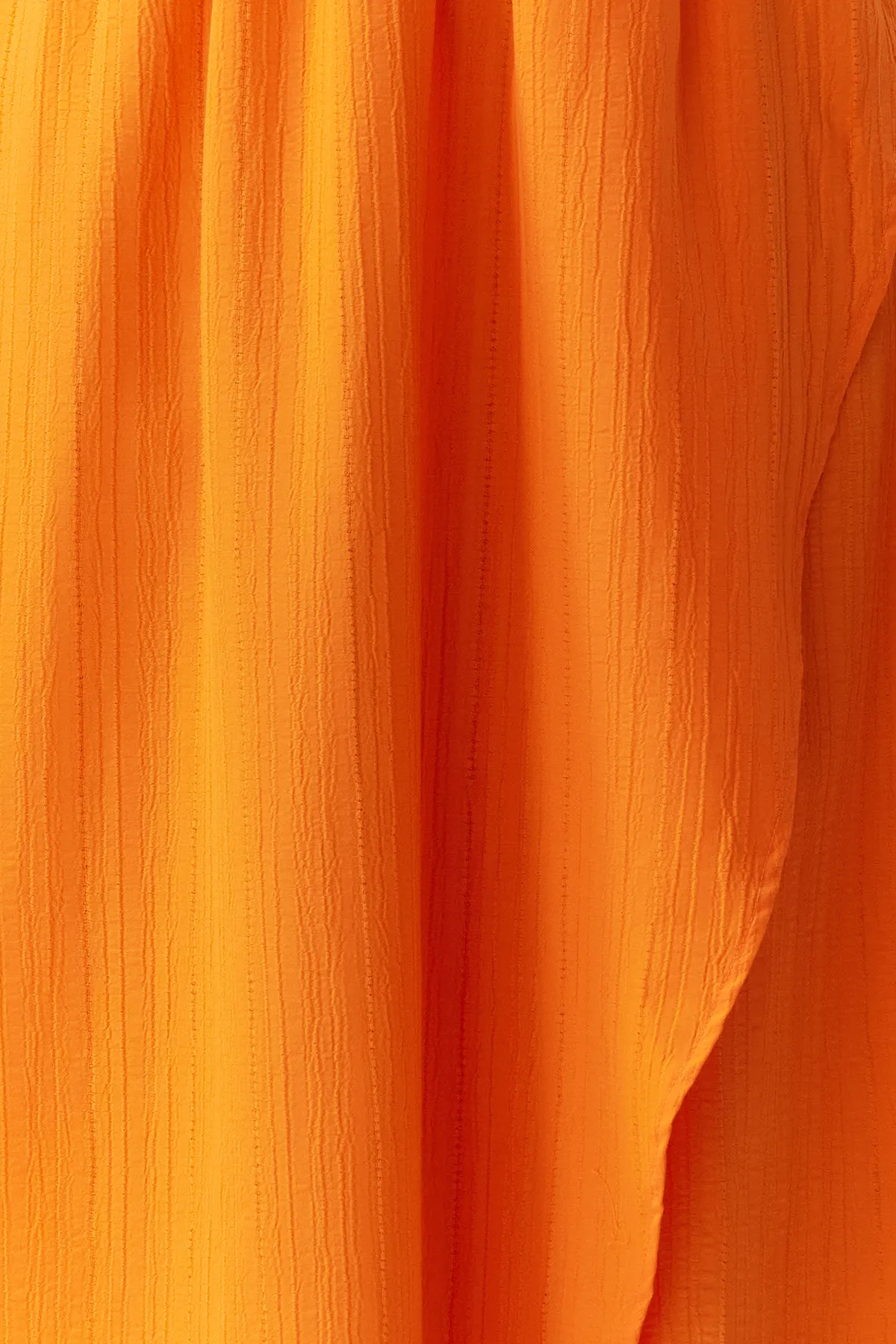 Trendyol Collection  Orangefarbenes Maxi-Strandkleid mit gewebtem Schlitz TBESS24EL00063