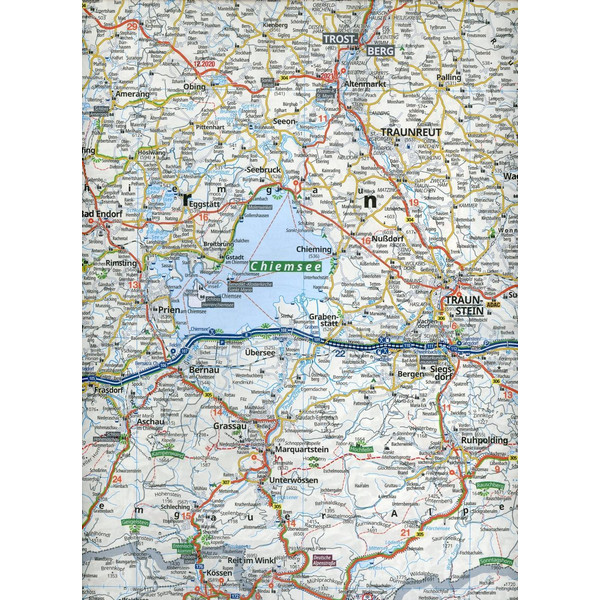 ADAC Regionalkarte Blatt 16 Oberbayern,  München, Augsburg, Innsbruck - Straßenkarte