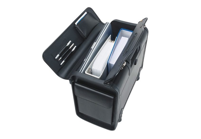 Alassio® Pilotenkoffer Silvana, 2 Rollen, mit arretierbarem Teleskopgestänge