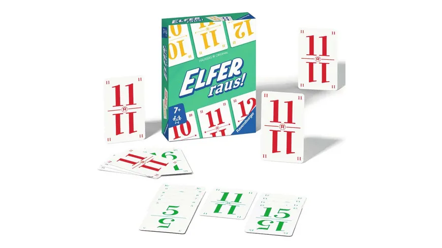 Ravensburger Spiel - lfer raus! Der Klassiker, Kartenspiel 2 - 6 Spieler, Spiel ab 7 Jahren für Kinder und Erwachsene