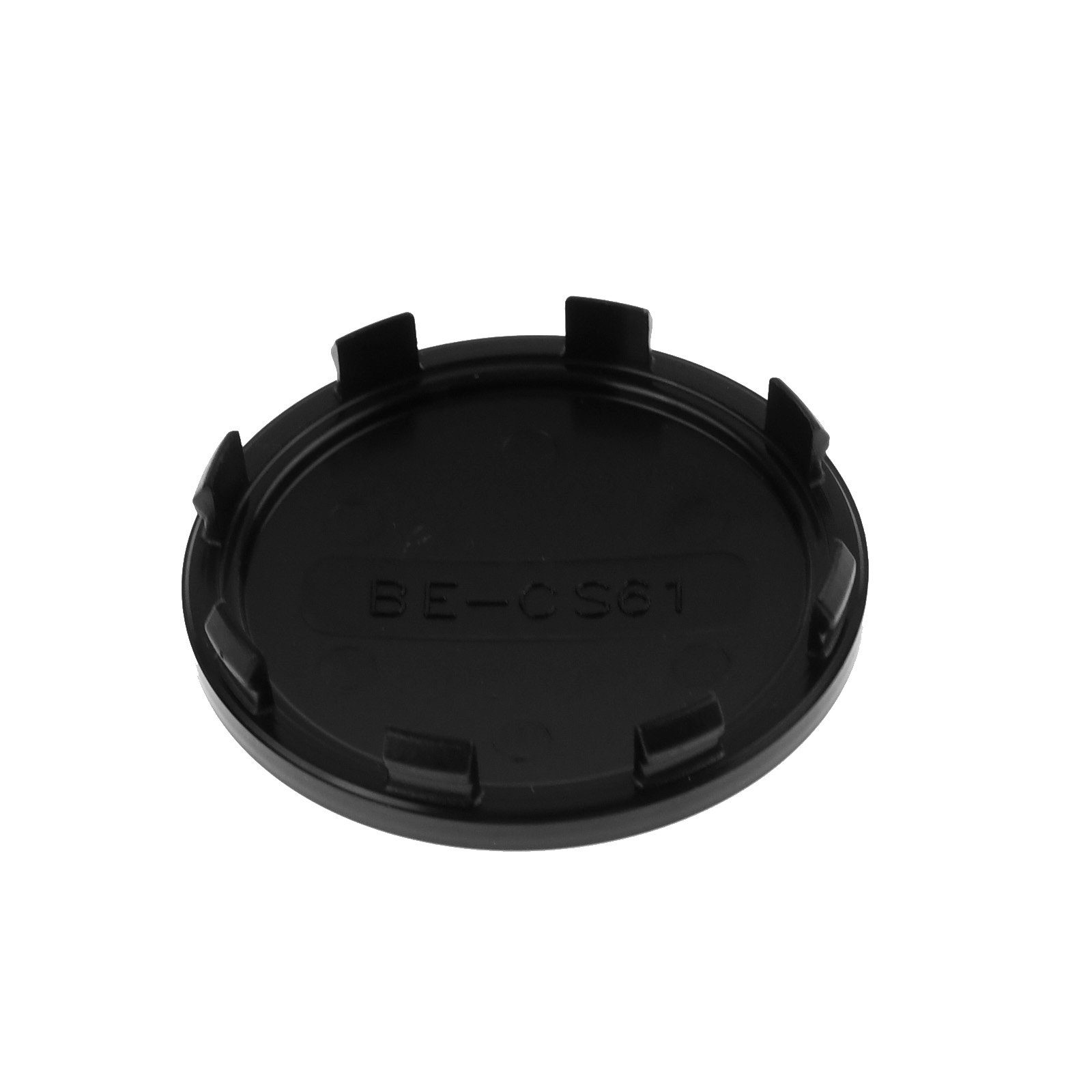 RKC Radkappe 4x 61mm Nabenkappen Radnaben Kappen Schwarz Gewölbt für AUDI