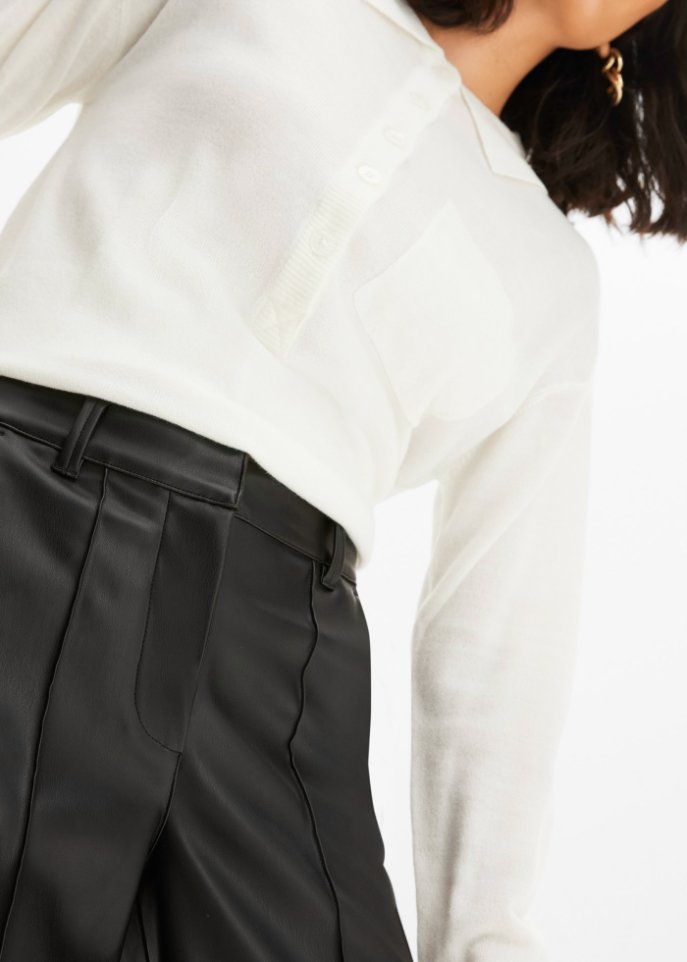 Lederimitat-Culotte