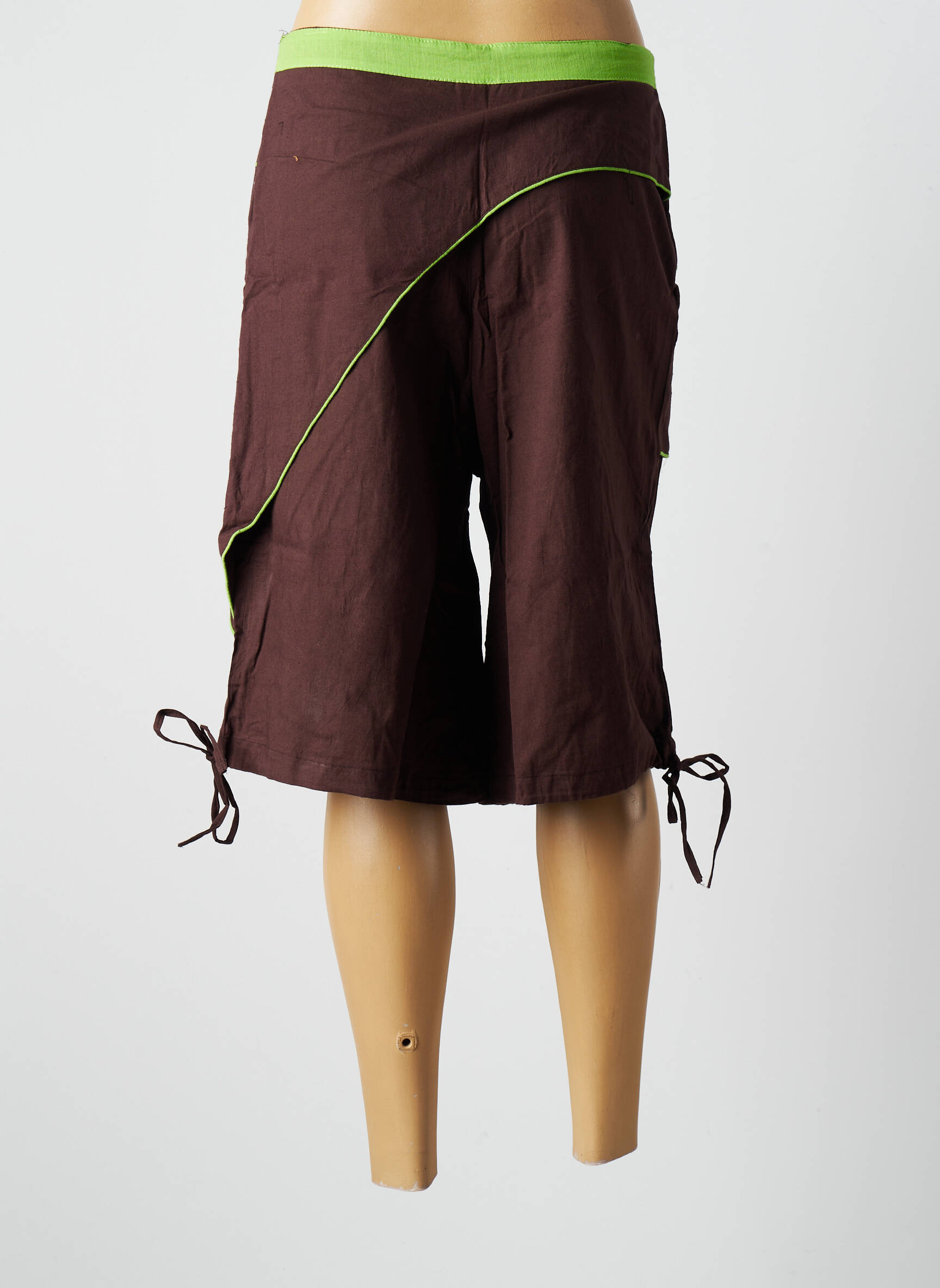 Dipawali Bermudas Femme couleur vert
