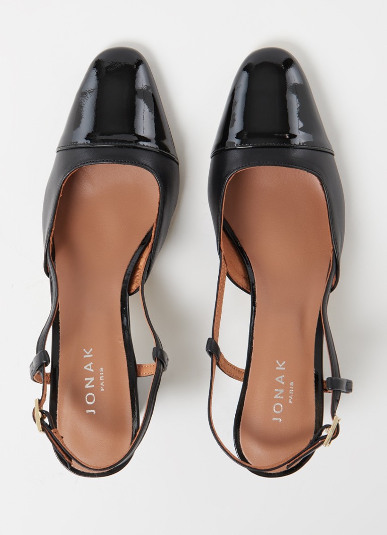 Jonak Dhapop -nahkainen slingback-saapas