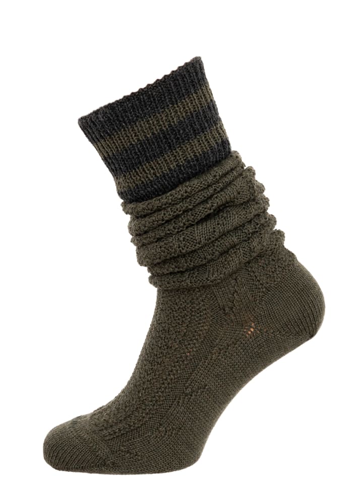 Lusana Strumpf L8995R in oliv günstig kaufen