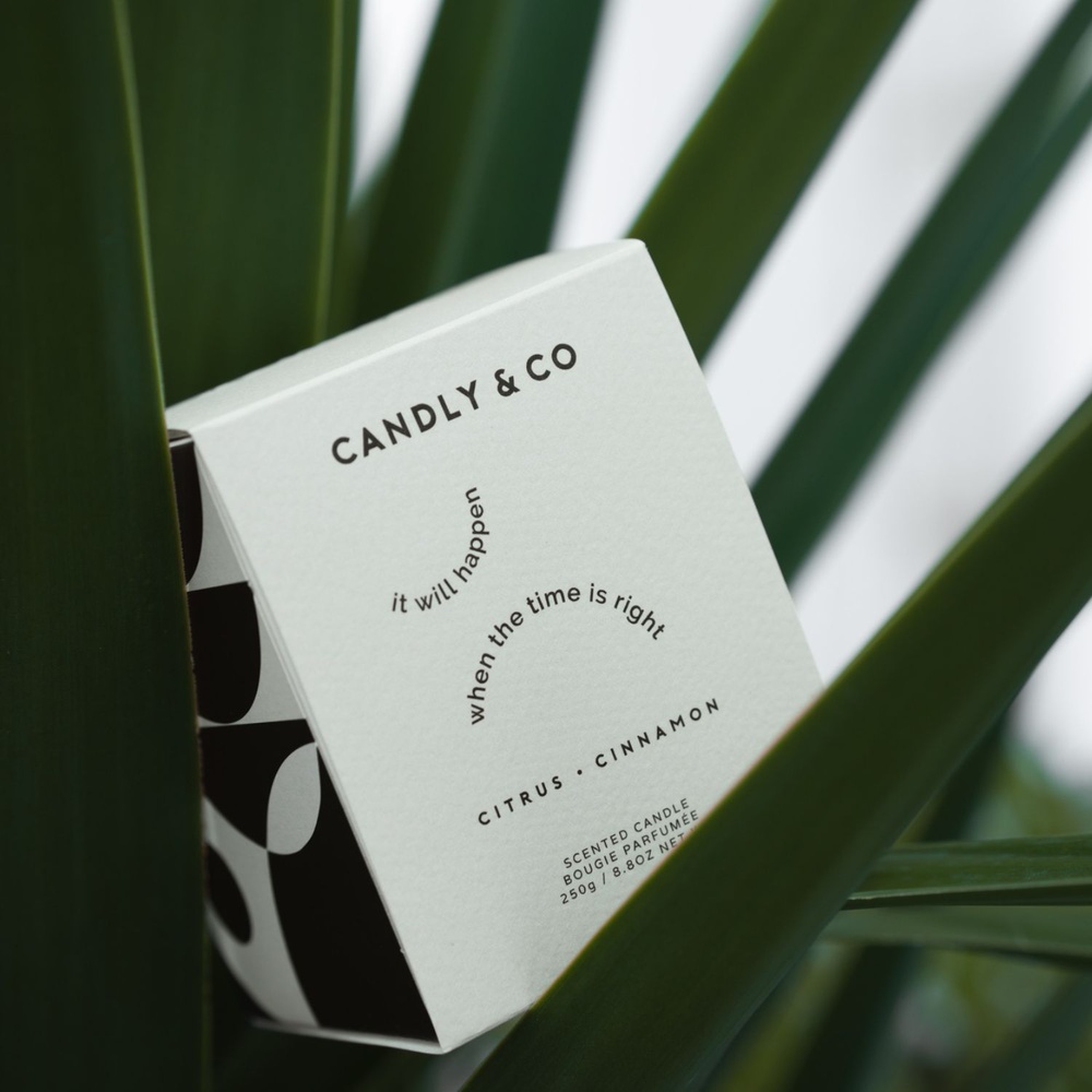 candly&co Bougie No.3 It will happen when the time is right. Bougie