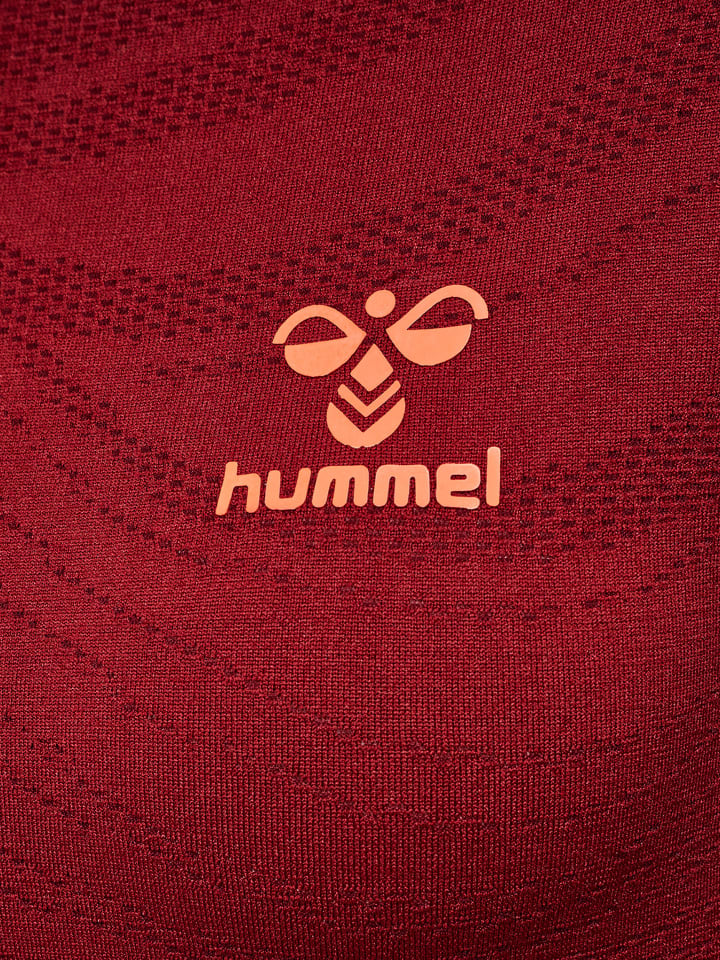 Hummel Hummel T-Shirt Raglanärmel Hmlongrid Damen in RHUBARB/NASTURTIUM günstig kaufen