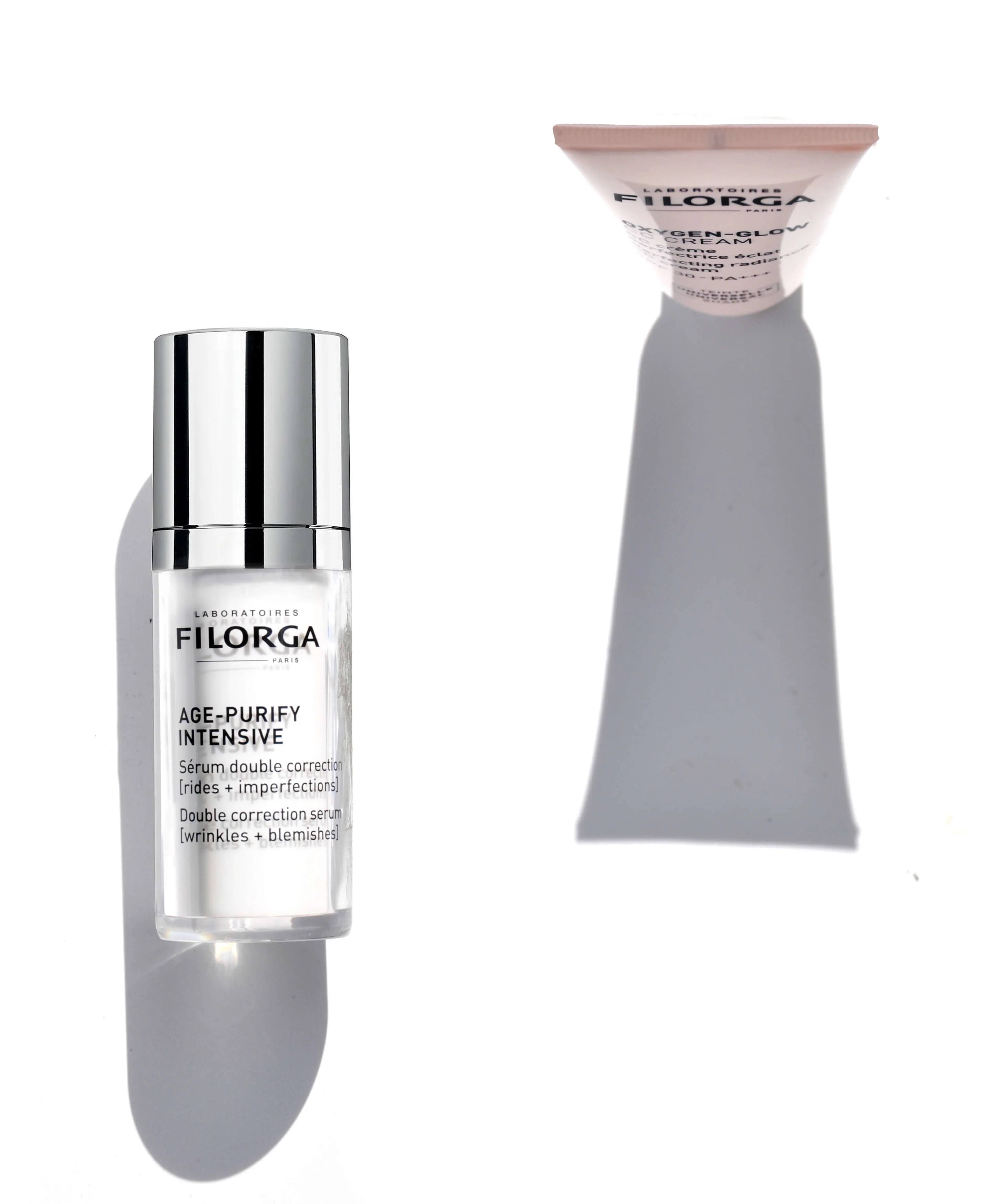Age-Purify + Oxygen-glow CC-voidesetti - Epäpuhtauksia ehkäisevä setti, Meikkisetti, Epäpuhtauksia ehkäisevä kasvoseerumi, CC-voide
