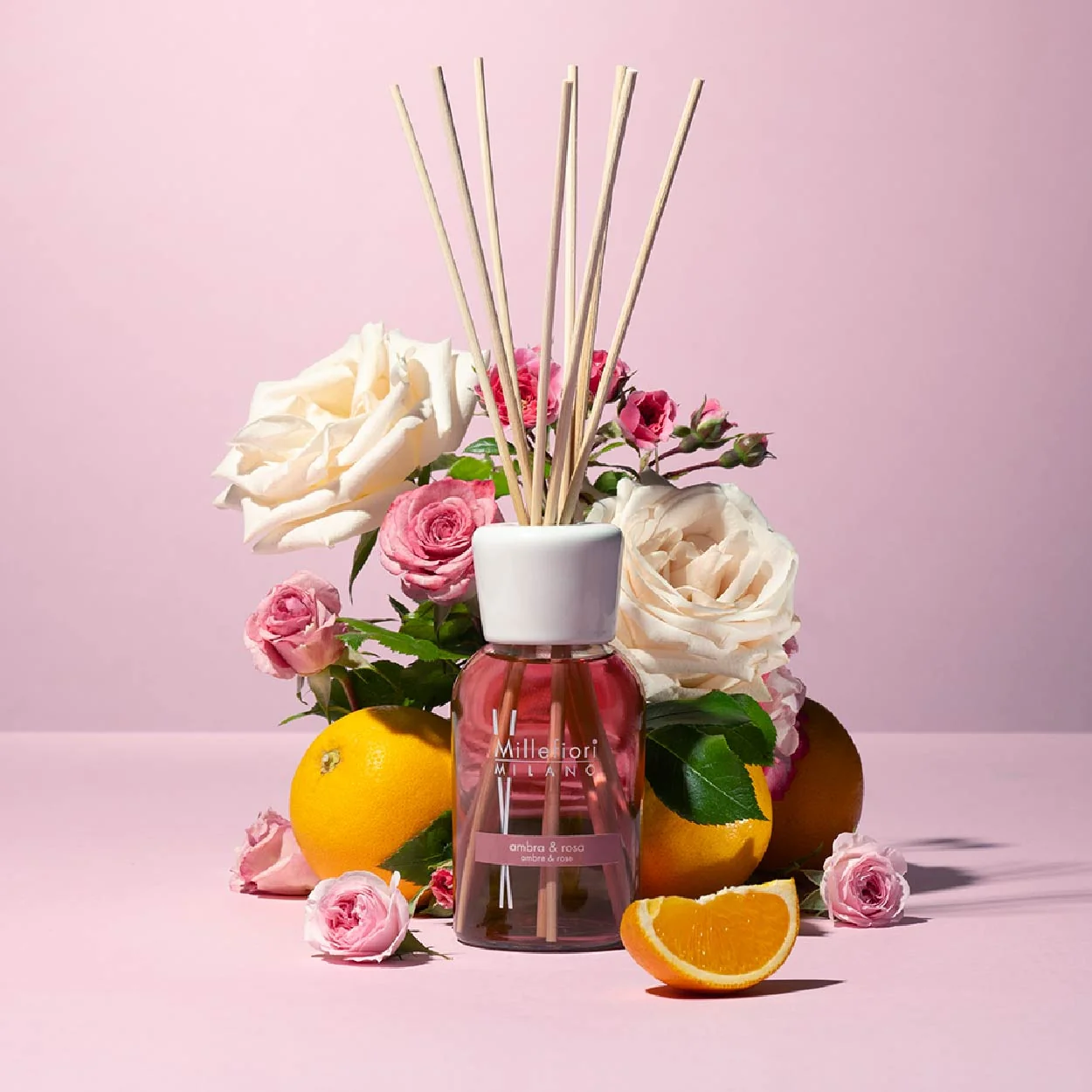 Millefiori Milano Amber & Rose - Illat diffúzor