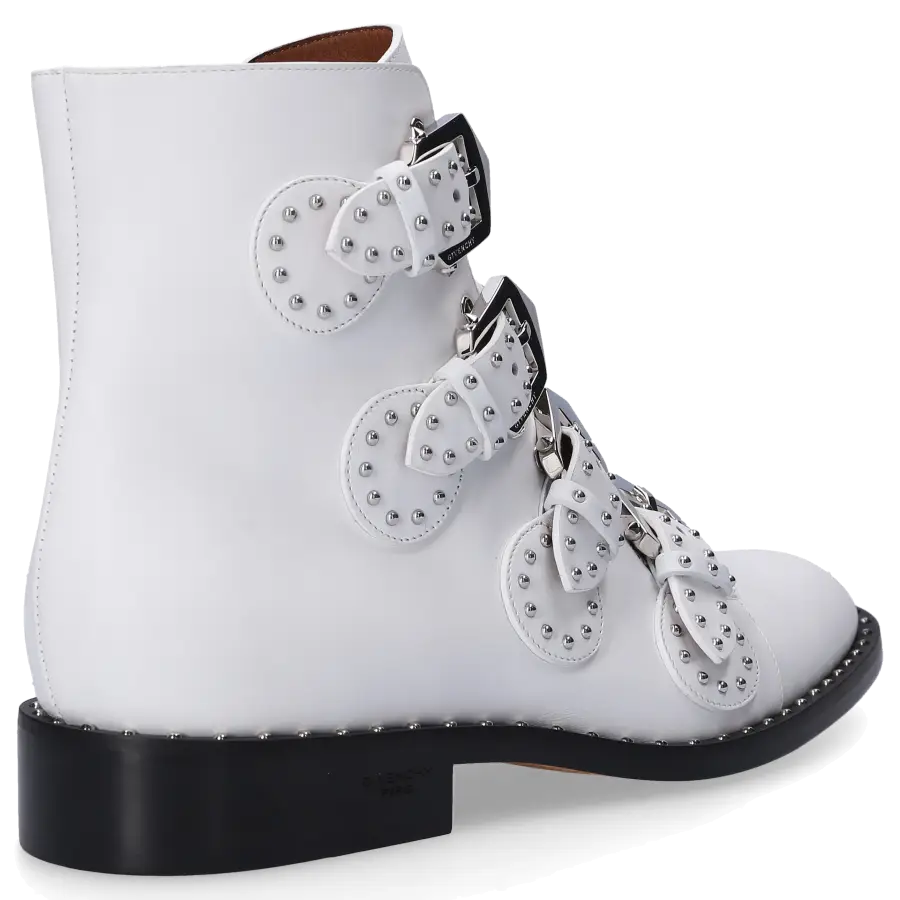 Givenchy - Stiefeletten HAVANNA Kalbsleder - weiß