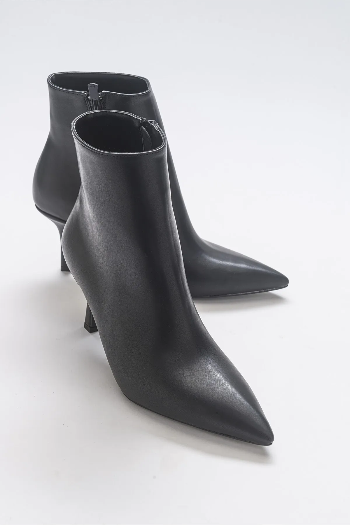 LuviShoes  Raison Schwarze Damenstiefel