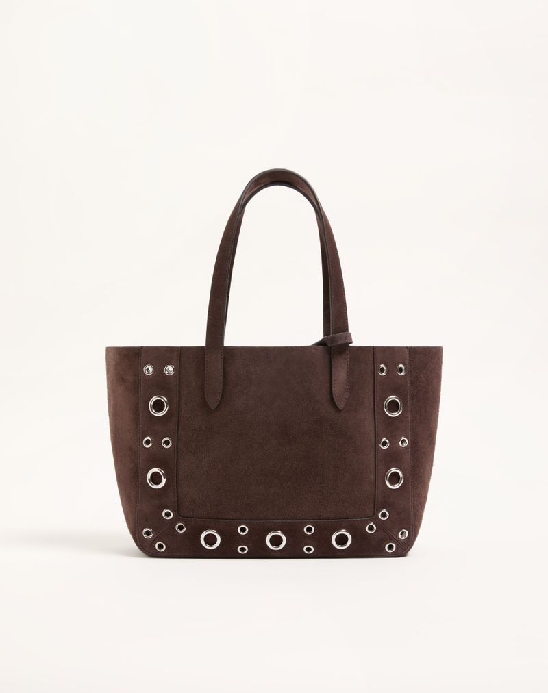Bolsa de compras média bordada Valentino Garavani Nellcôte