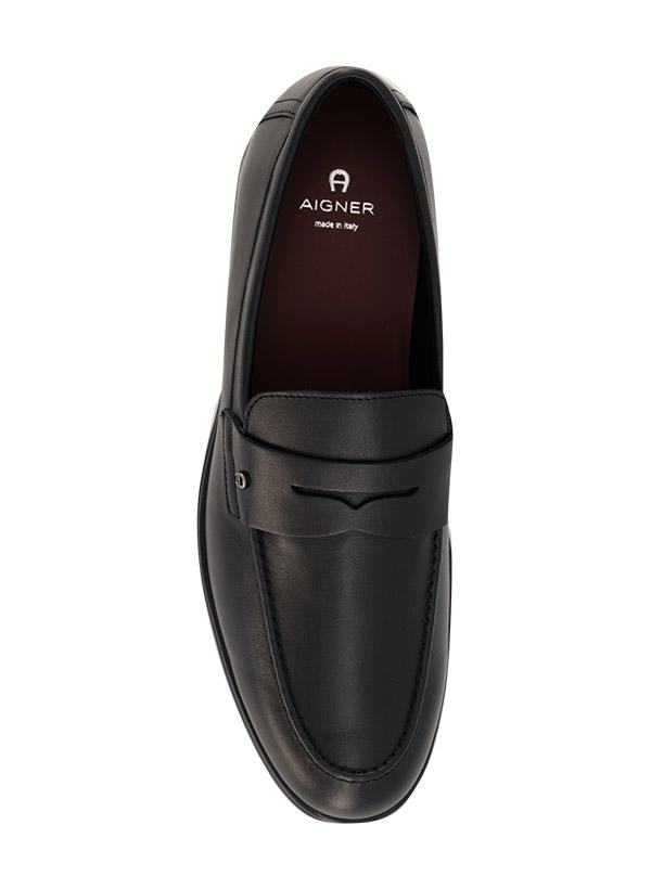 AIGNER, Loafer Alfred, Leder, schwarz