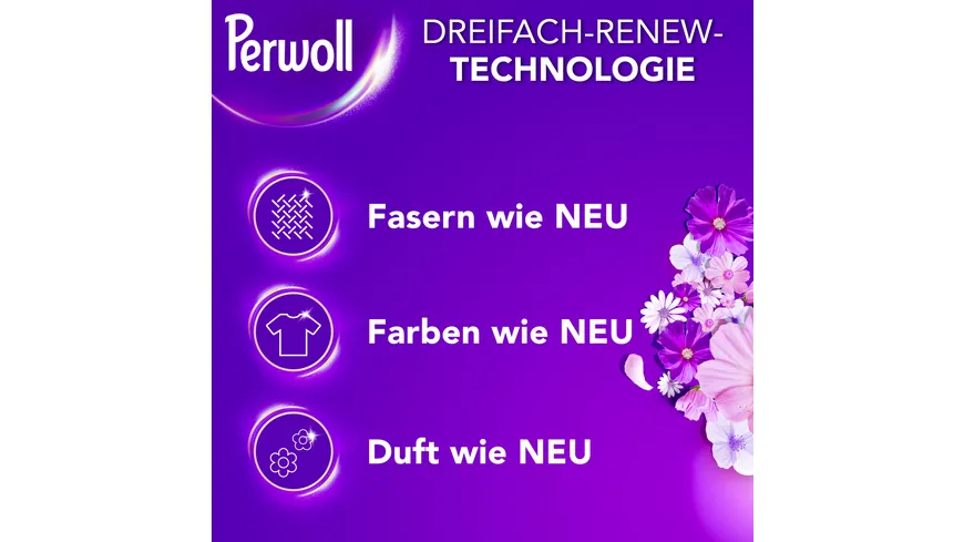 Perwoll Renew Color Waschmittel Blütenrausch 1.35 l