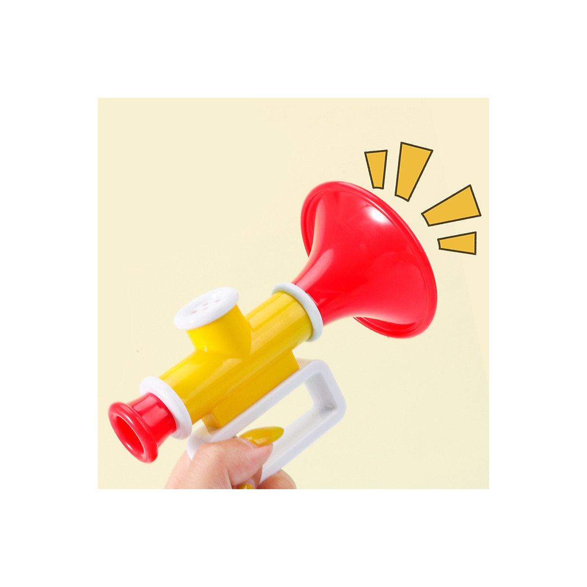 Kinderhorn Musikinstrument Simulation kleines Horn Mini-Horn Kindersimulation Trompete Spielzeug Rhythmusinstrumente