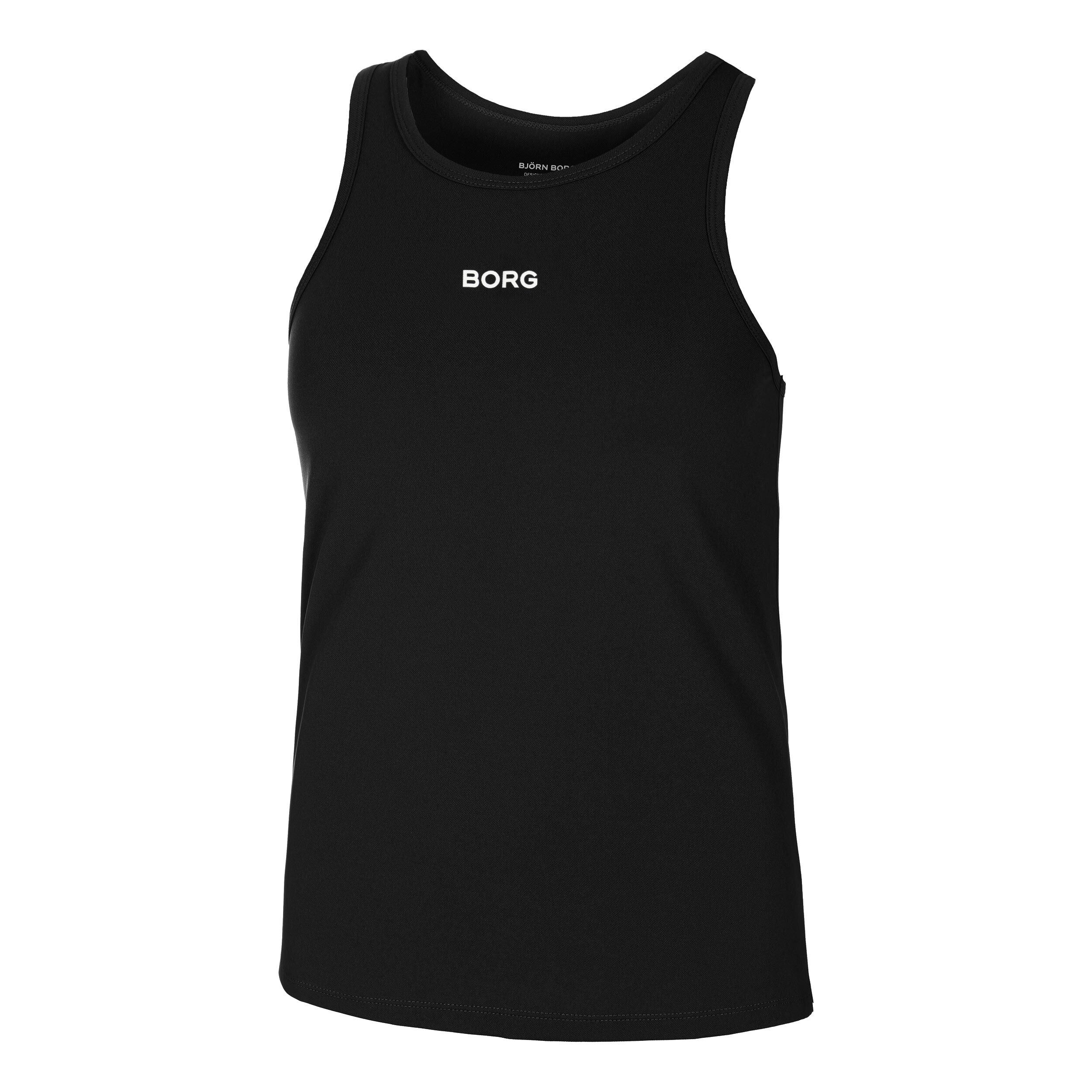 Borg Racerback Tank-Top Damen - Schwarz