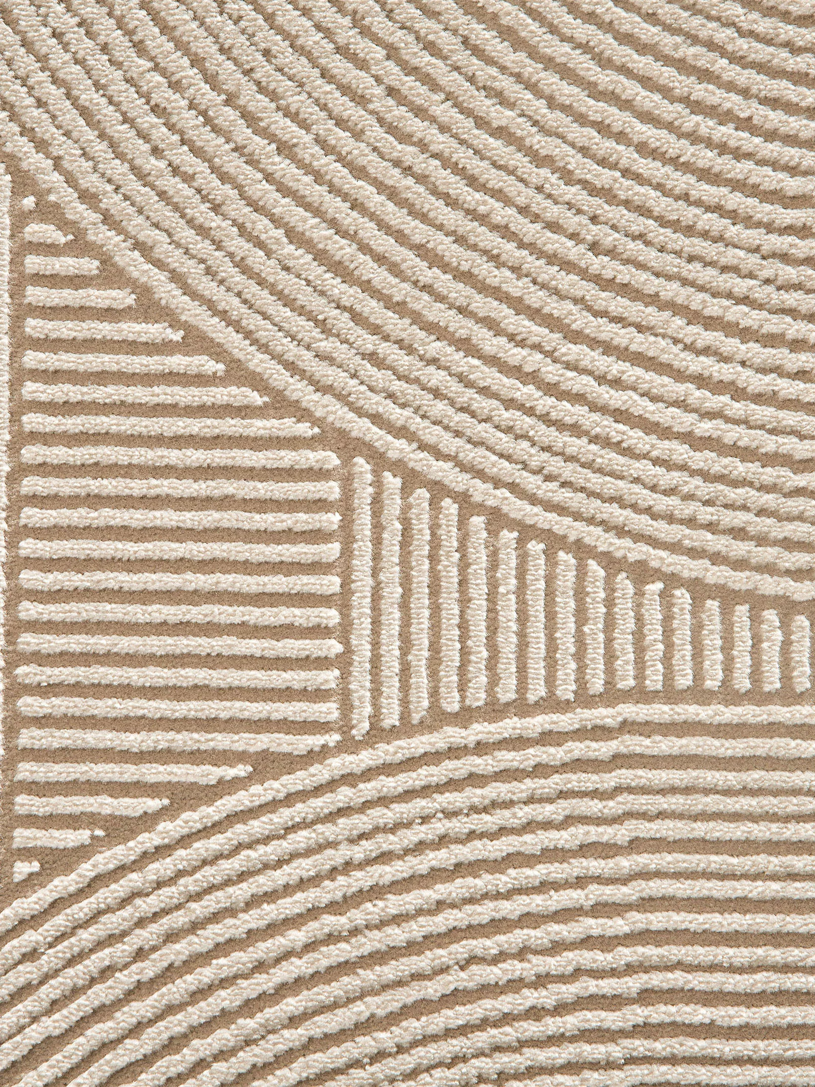 Biarritz Moderner Teppich, Taupe