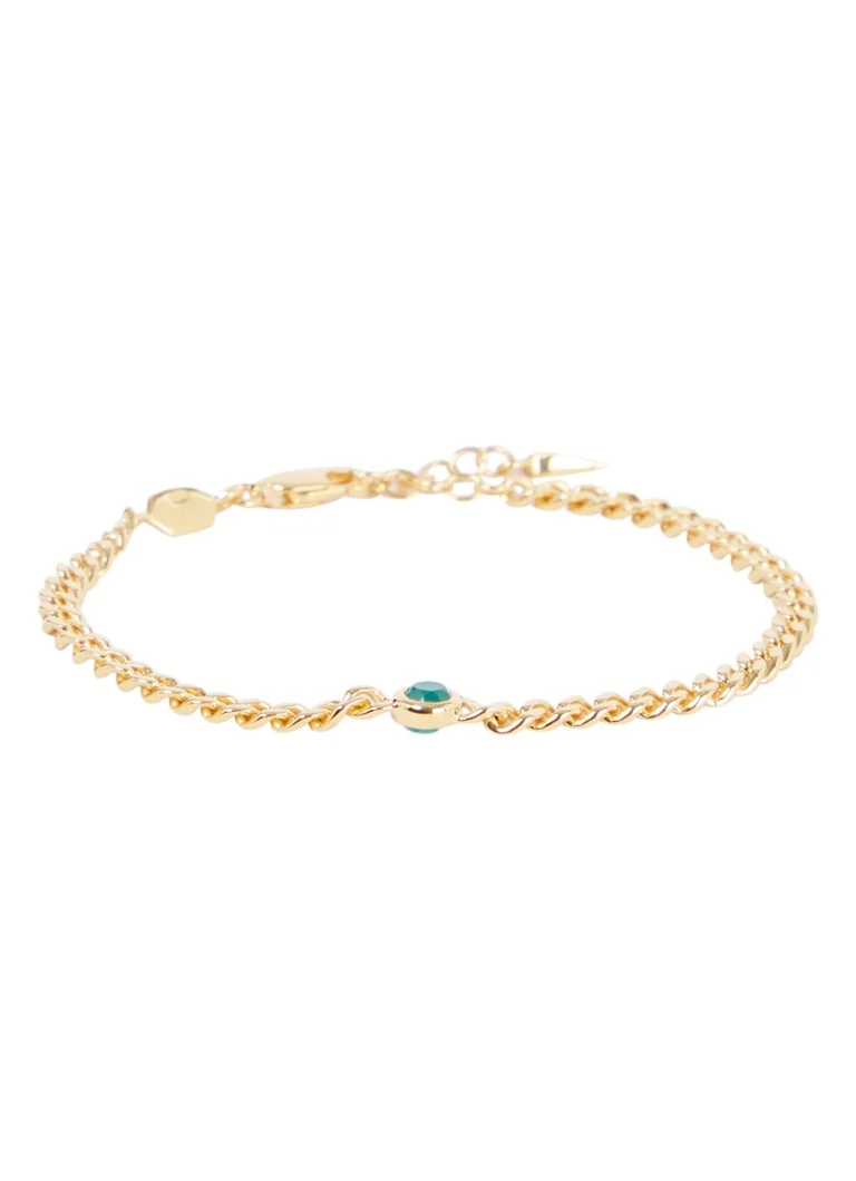 Missoma Birthstone bracelet May gold plated