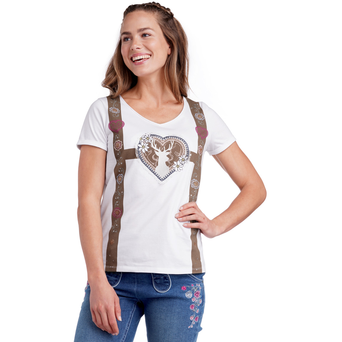 Damen T-Shirt im Oktoberfest-Style