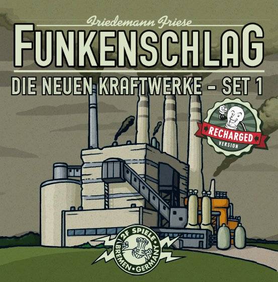 Funkenschlag: Die neuen Kraftwerke - Set 1 (Recharged Version) (Erw.)