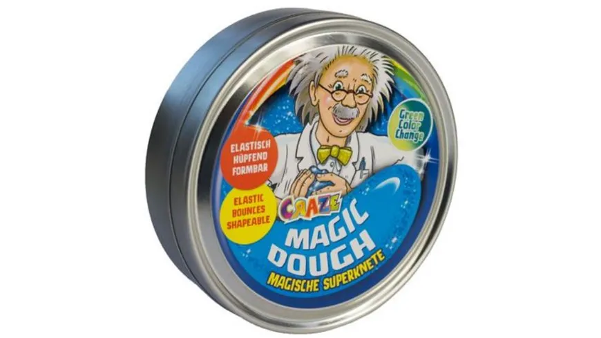 CRAZE - MAGIC DOUGH Dose mit 70gr intelligenter Superknete - Professor 70 g