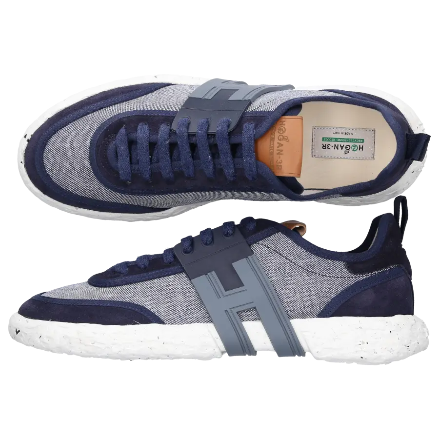Hogan - Sneaker low H559 Veloursleder - blau