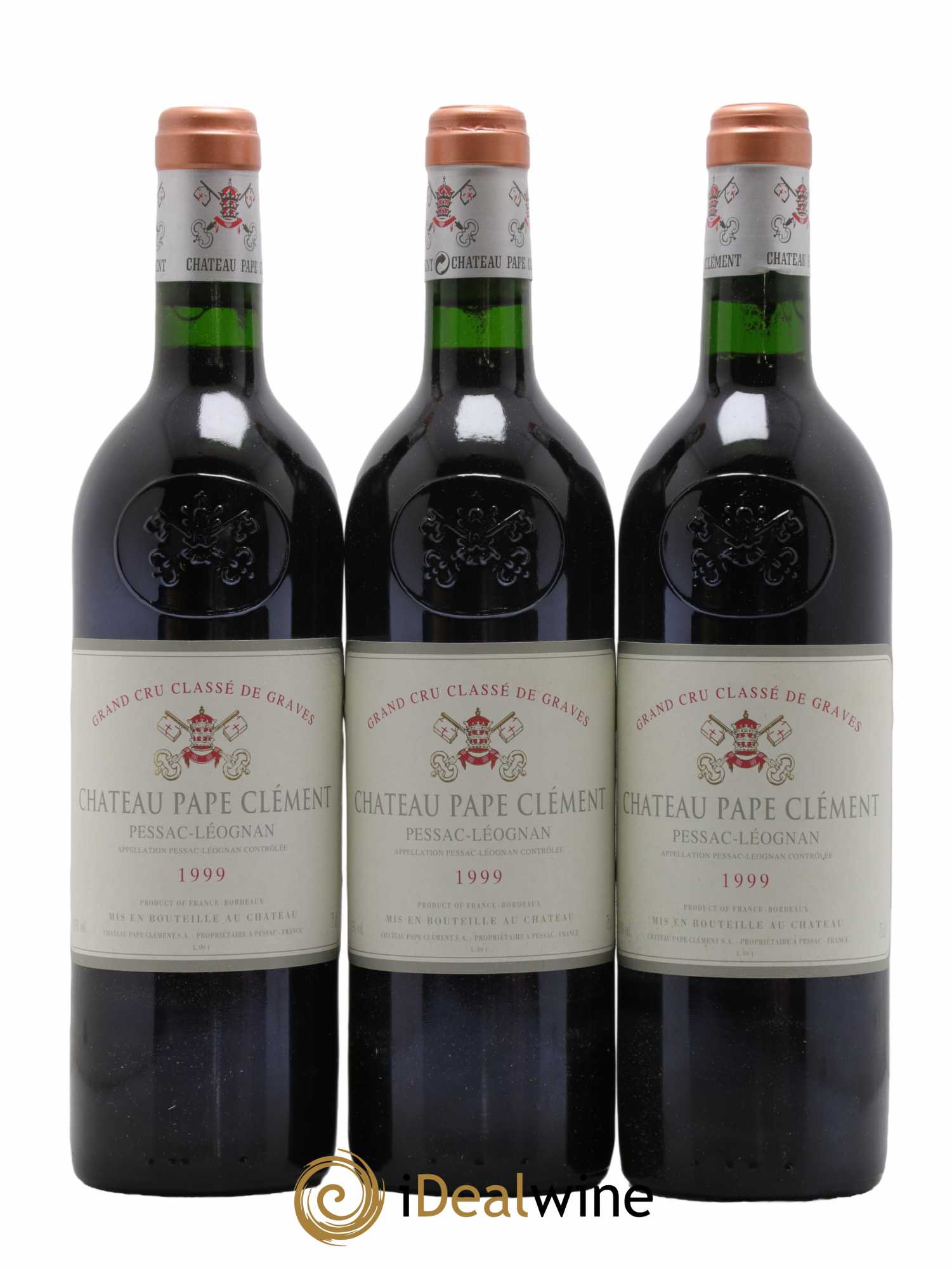 Château Pape Clément Cru Classé de Graves  1999 - Lot de 12 Bouteilles
