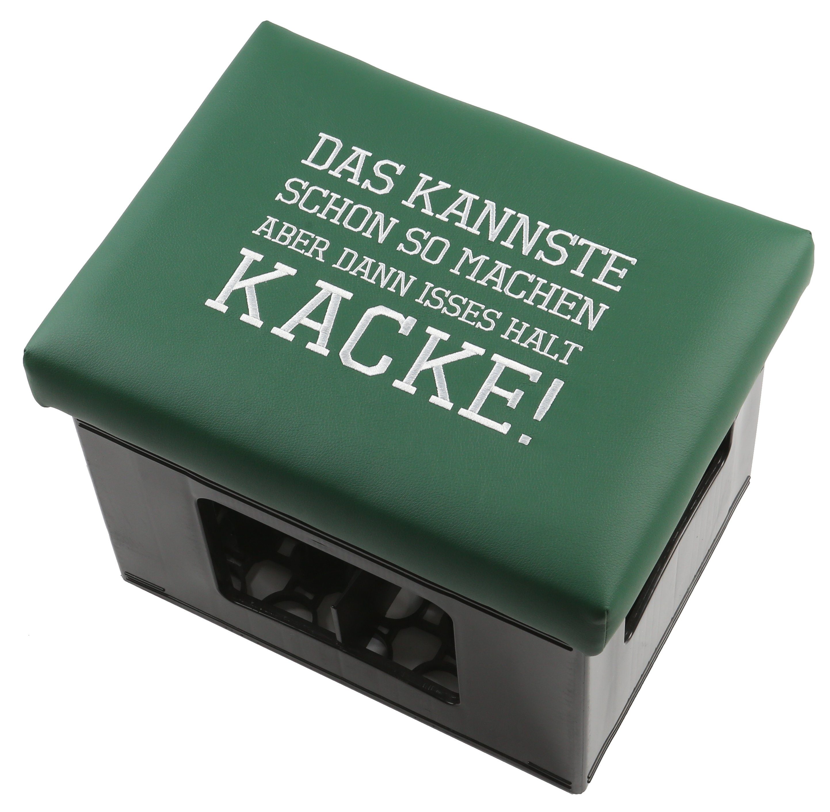 BierEx Sitzhocker Bierkisten Sitzkissen - Das kannste schon so machen (1 St)
