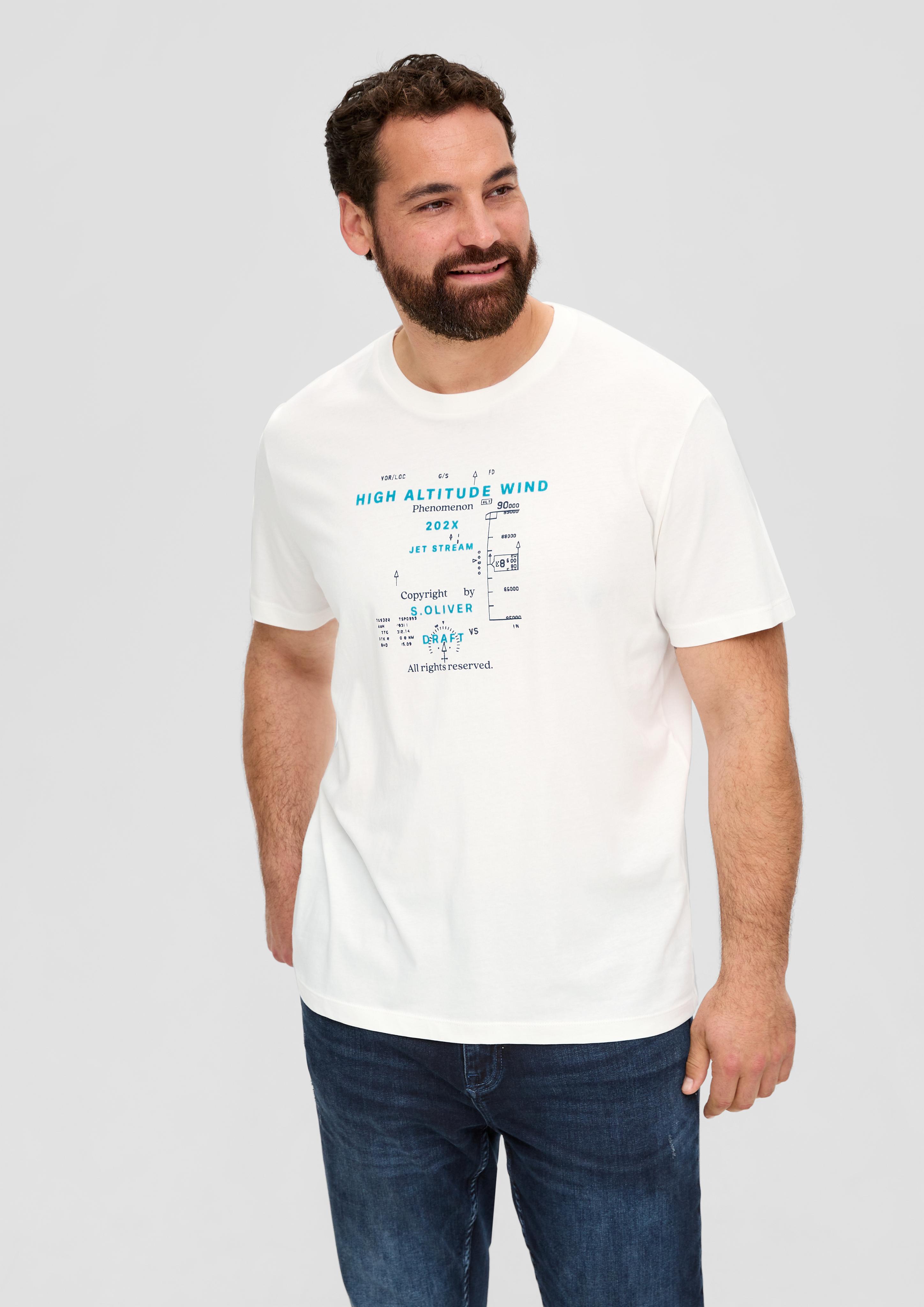 Printshirt aus Baumwolle  2139824-01D2