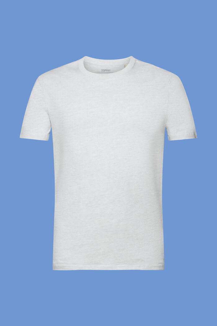 Jersey-T-Shirt mit Rundhalsausschnitt