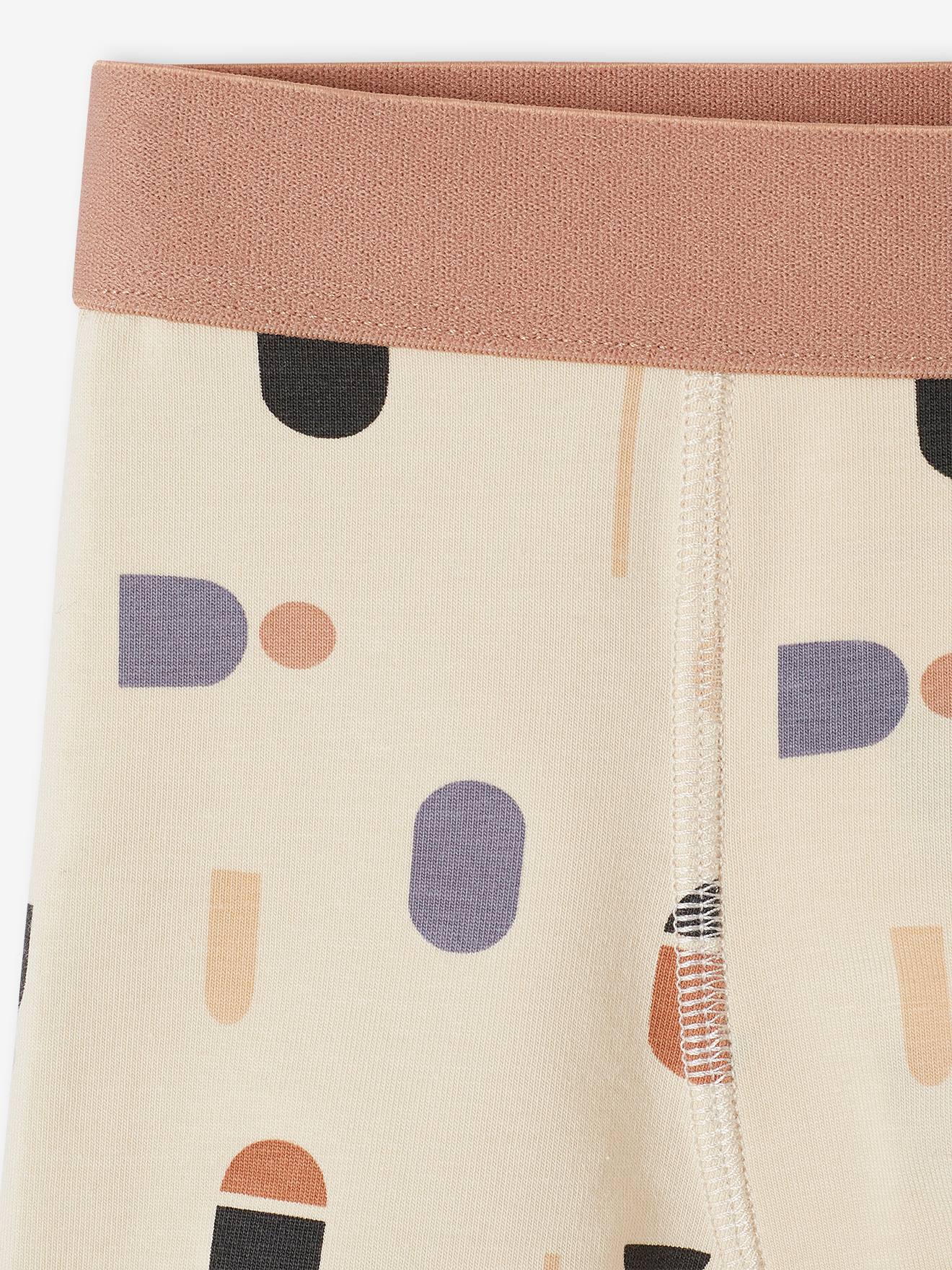 Vertbaudet 5er-Pack Jungen Boxershorts mit Bio-Baumwolle - wollweiß