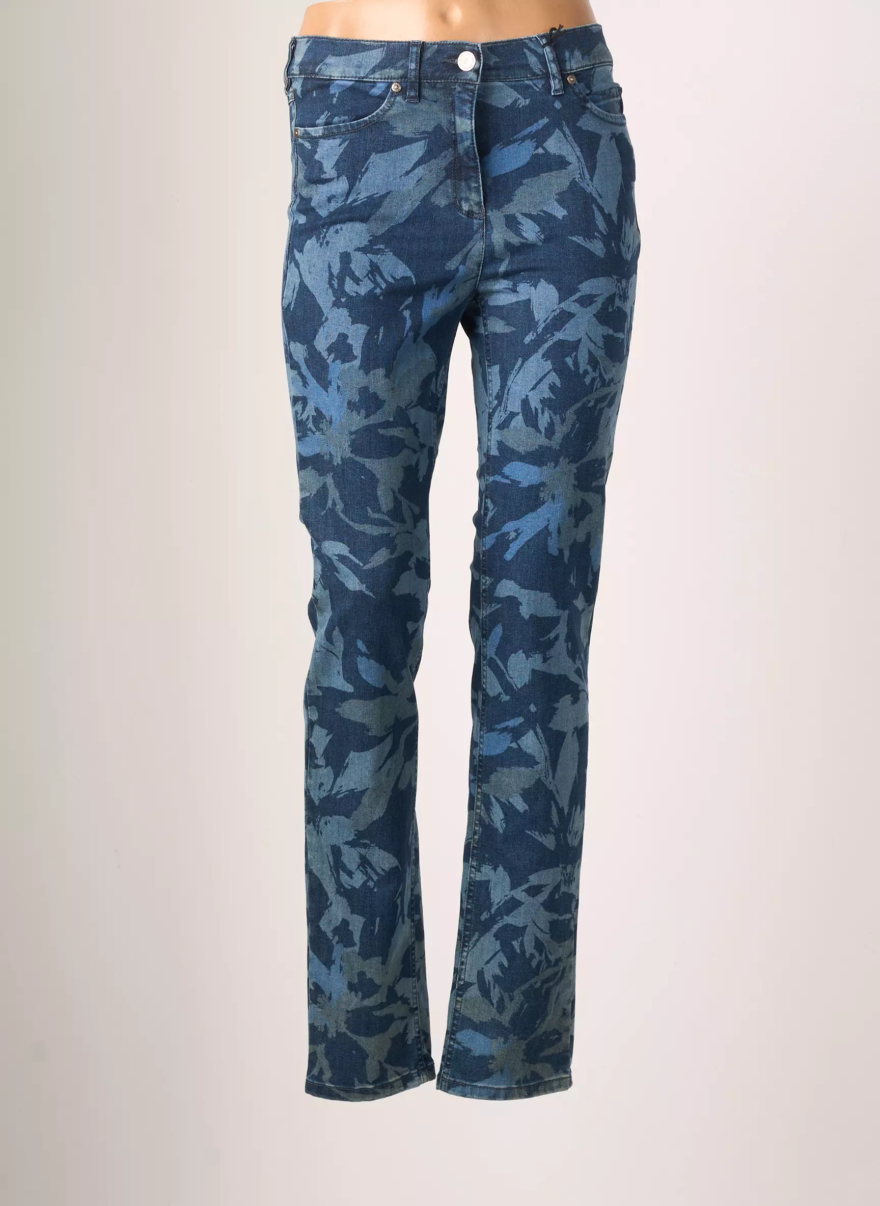 Toni Jeans Coupe Slim Femme couleur bleu